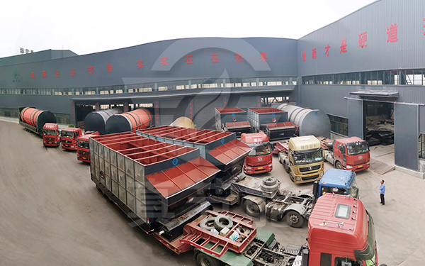 危廢污泥干燥設(shè)備發(fā)貨現(xiàn)場